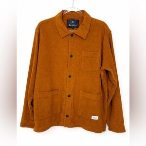 Ben Sherman Chore Jacket Utility Rust Brown Size XL Chore Coat Shacket Workwear